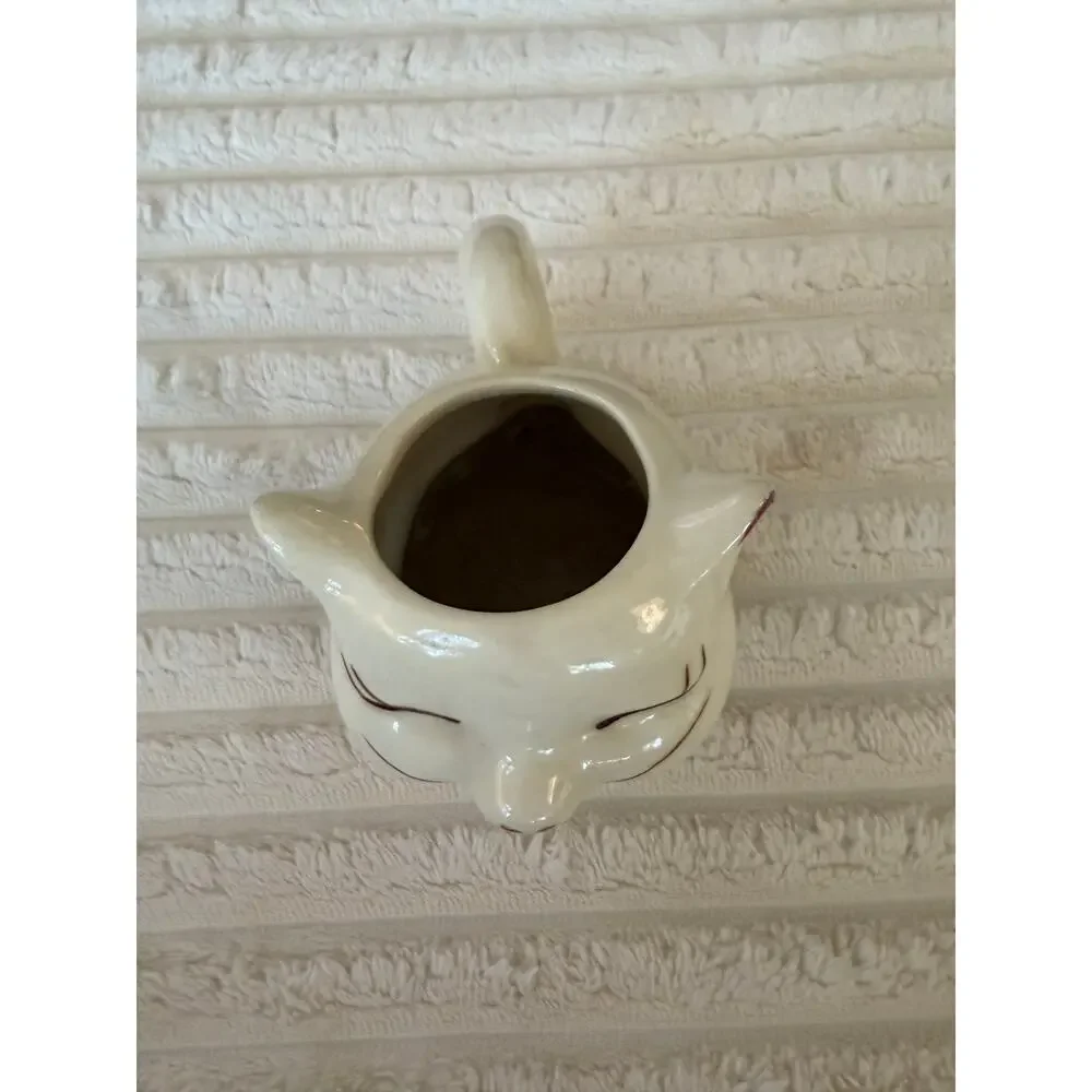 Vintage Shawnee Pottery Puss n Boots Cat Creamer Pitcher USA 1940s Mid Century